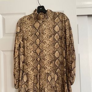Zara Snakeskin Dress